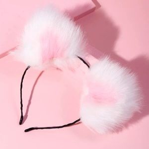🐈 Adorable Super Soft Super Fuzzy Furry Pastel Cat Fox Ear Headband Headdress